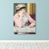 De plum door Manet Impressionist Painting Canvas Afdruk (Insitu (Houten vloer))