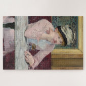 De plum door Manet Impressionist Painting Legpuzzel (Horizontaal)