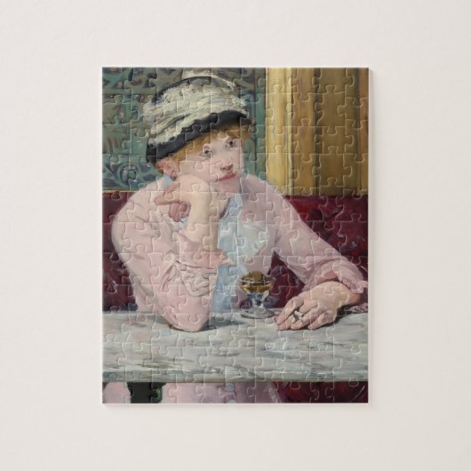 De plum door Manet Impressionist Painting Legpuzzel (Verticaal)