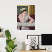 De plum door Manet Impressionist Painting Poster (Thuiskantoor)