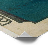 De Plum Garden in Kamei door Hiroshige Poster (Hoek)