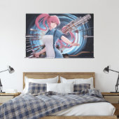 De Plumber (Anime) Canvas Afdruk (Insitu (Slaapkamer))
