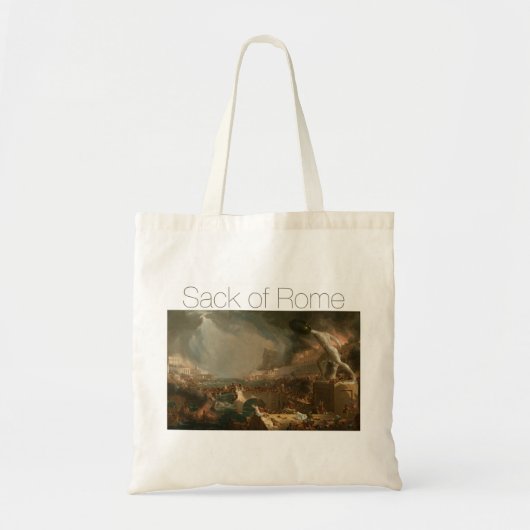 De plundering van Rome canvas tas (Voorkant)