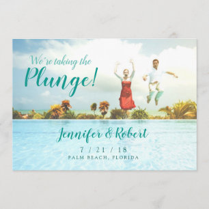 De Plunge Summer Fun nemen sparen de Datum Save The Date