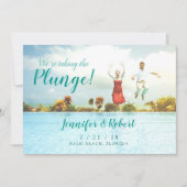 De Plunge Summer Fun nemen sparen de Datum Save The Date (Voorkant)