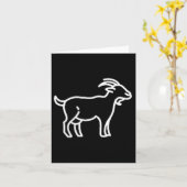 De Pocket Patch Badge Apparel Co. Geit Animal Bad Kaart (Gele Bloem)