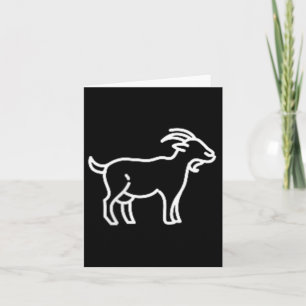 De Pocket Patch Badge Apparel Co. Geit Animal Bad Kaart