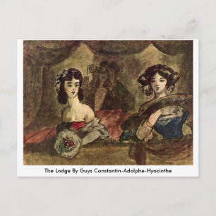 De podge van jongens Constantin-Adolphe-Hyacinthe Briefkaart