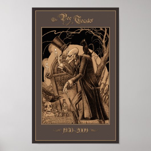 De Poe Toaster Poster (Voorkant)