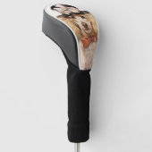 De poedelhond 001 - Odessa Leyendecker Golfheadcover (Schuin)