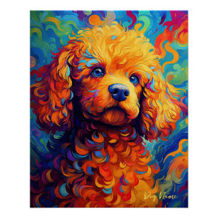 De poedelhond 004 - Zetton Ziana Perfect Poster