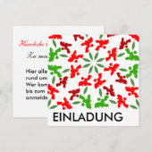 De Poedels van Kerstmis Feestdagenkaart (Voorkant / Achterkant)