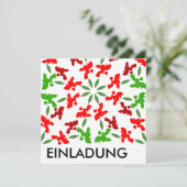 De Poedels van Kerstmis Feestdagenkaart (Staand voorkant)