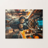 De Poesvader's vangst Legpuzzel (Horizontaal)
