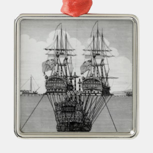 De poging om de HMS Royal te redden Metalen Ornament