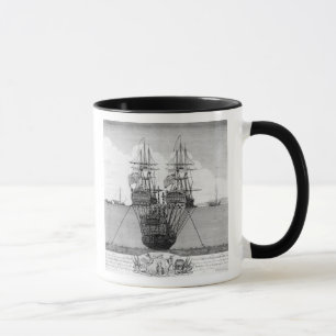 De poging om de HMS Royal te redden Mok