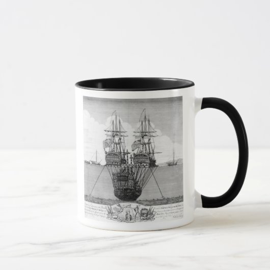 De poging om de HMS Royal te redden Mok (Rechts)