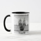 De poging om de HMS Royal te redden Mok (Links)