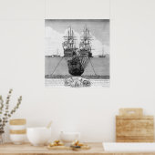 De poging om de HMS Royal te redden Poster (Keuken)