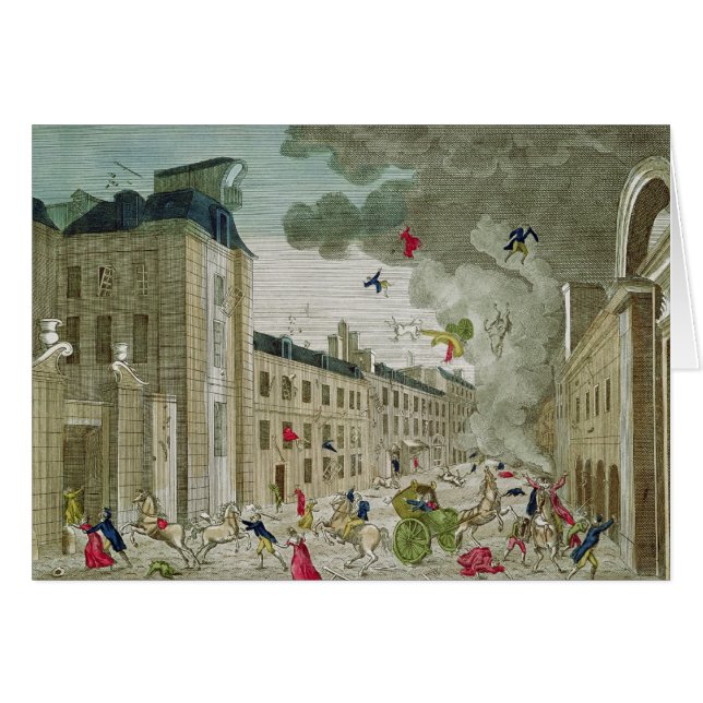 De poging tot moord op Napoleon Bonaparte (Voorkant Horizontaal)