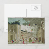 De poging tot moord op Napoleon Bonaparte Briefkaart (Voorkant / Achterkant)