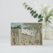 De poging tot moord op Napoleon Bonaparte Briefkaart (Staand voorkant)