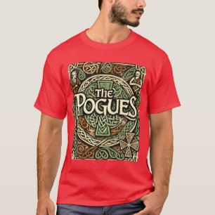 De Pogues Keltische Revival Stijl T-shirt
