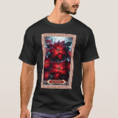 De Poinsettia Tarot Kaart T-shirt (Voorkant)
