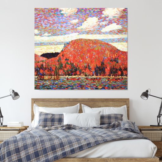 De pointers, mooi kunstschilderij van Tom Thomson Canvas Afdruk (Insitu (Slaapkamer))