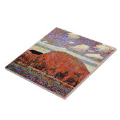 De pointers, mooi kunstschilderij van Tom Thomson, Tegeltje (Zijkant)