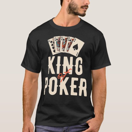 De poker King _1  T-shirt (Voorkant)