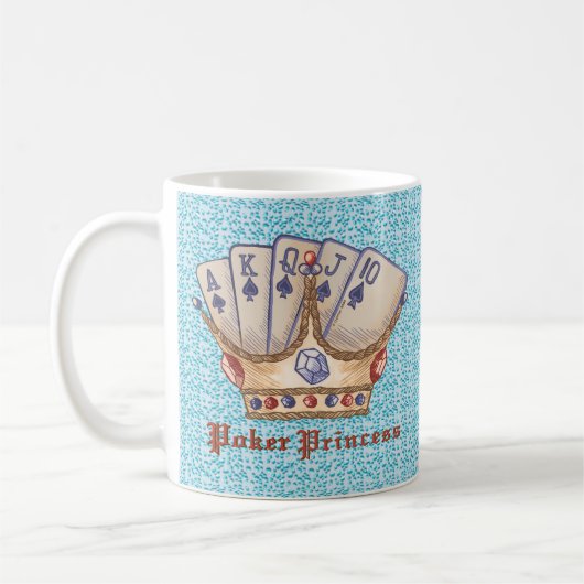 De Poker Prinses Koffiemok (Links)