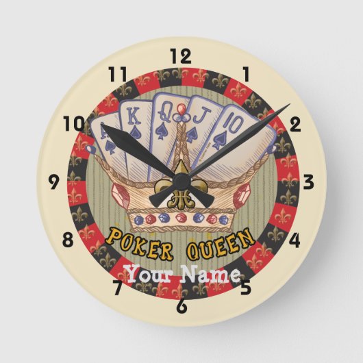 De Poker Queen Klok (Voorkant)