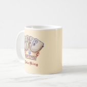 De Pokerkoning Koffiemok (Voorkant links)