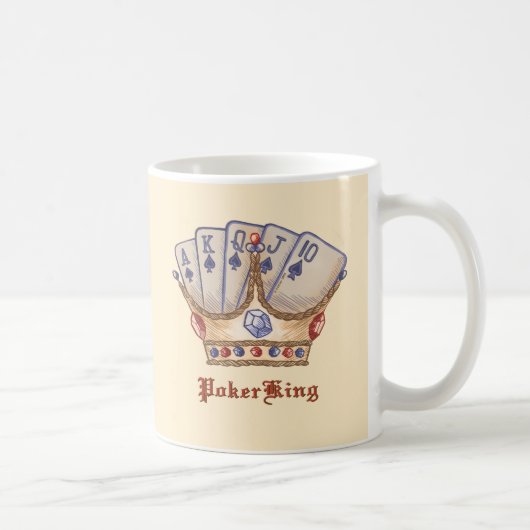 De Pokerkoning Koffiemok (Rechts)