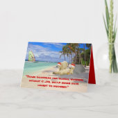 De Polaire Beren van Kerstmis Feestdagen Kaart (Voorkant)