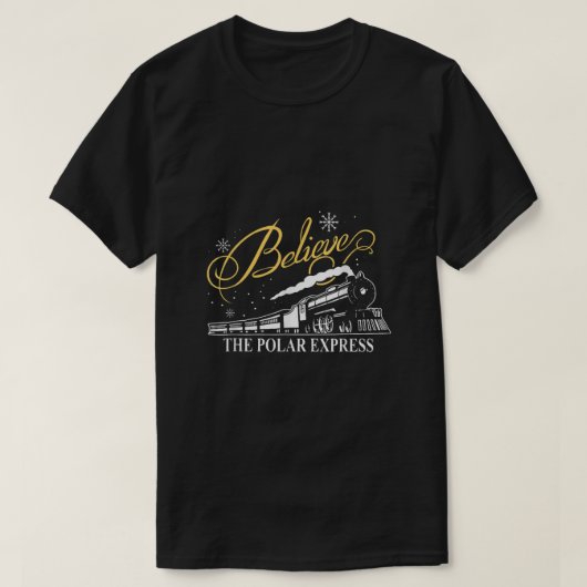De polaire Express gelooft in de kerstfamilie Paja T-shirt (Design voorkant)
