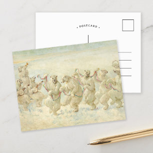 De Polar Beer Dance   Frederick Stuart Church Briefkaart