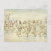 De Polar Beer Dance | Frederick Stuart Church Briefkaart (Voorkant)