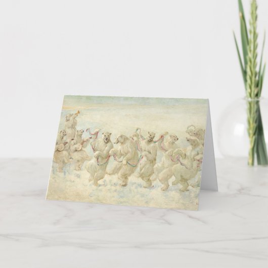 De Polar Beer Dance | Frederick Stuart Church Kaart (Voorkant)