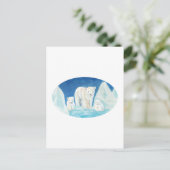 De Polar Beer Familie Briefkaart (Staand voorkant)