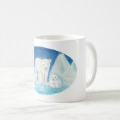 De Polar Beer Familie Koffiemok (Voorkant rechts)
