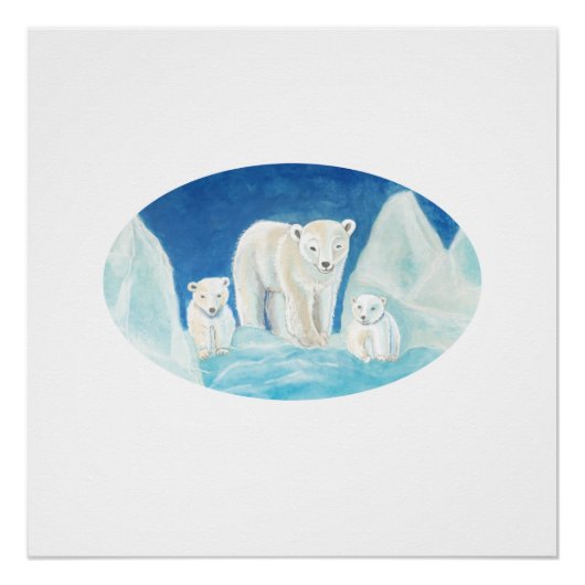 De Polar Beer Family & Me Perfect Poster (Voorkant)