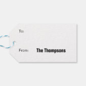 De Polar Express - Alles aan boord! Cadeaulabel (Achterkant Horizontaal)