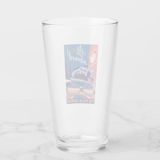 De Polar Express - Alles aan boord! Glas (Achterkant)