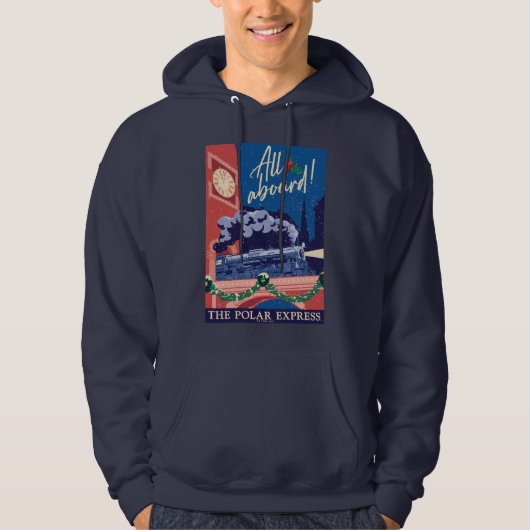 De Polar Express - Alles aan boord! Hoodie (Voorkant)