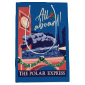 De Polar Express - Alles aan boord! Medium Cadeauzakje (Voorkant)