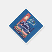 De Polar Express - Alles aan boord! Servet (Hoek)