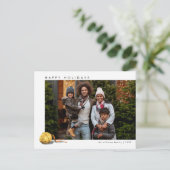 De Polar Express Bel | Foto Feestdagenkaart (Staand voorkant)