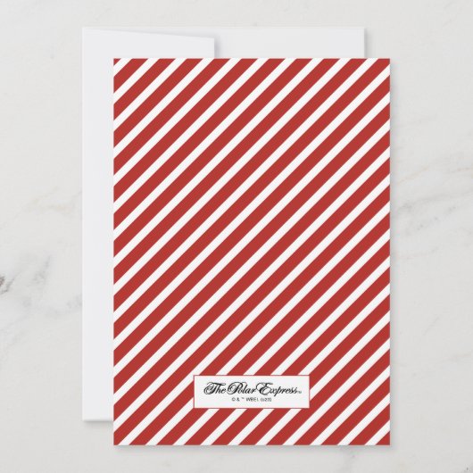 De Polar Express | Chugga Chugga Twee-Twee Verjaar Kaart (Achterkant)